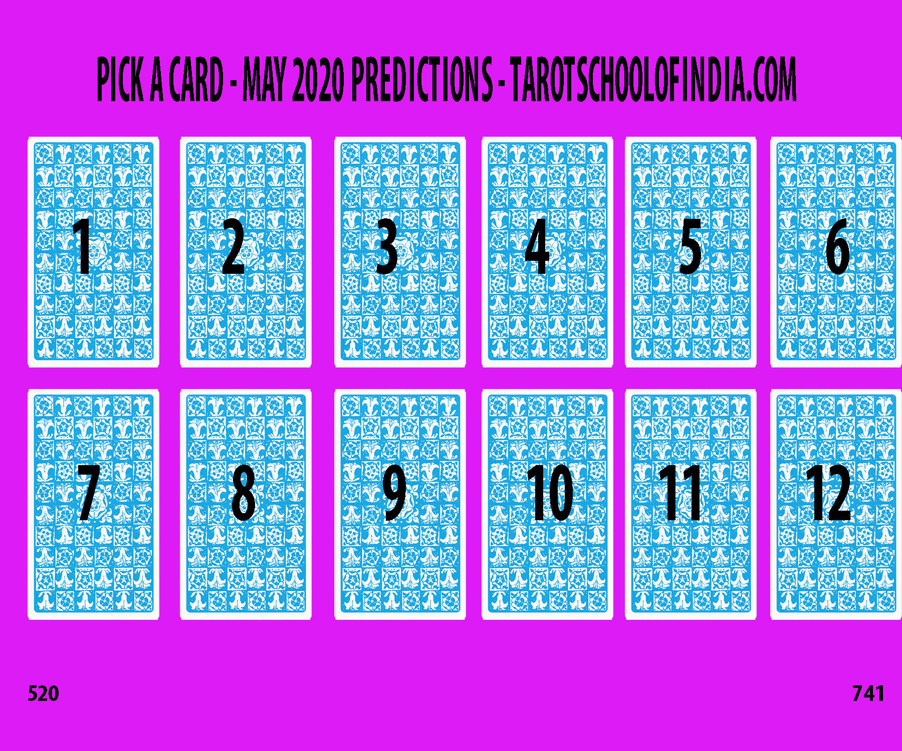 Image Showing Pick a card - May 2020 predictions